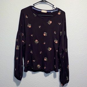 Altar’d state bell sleeve shirt